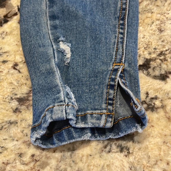 KanCan High Rise Button Fly Distressed Skinny Jeans Size 26 - Picture 2 of 6